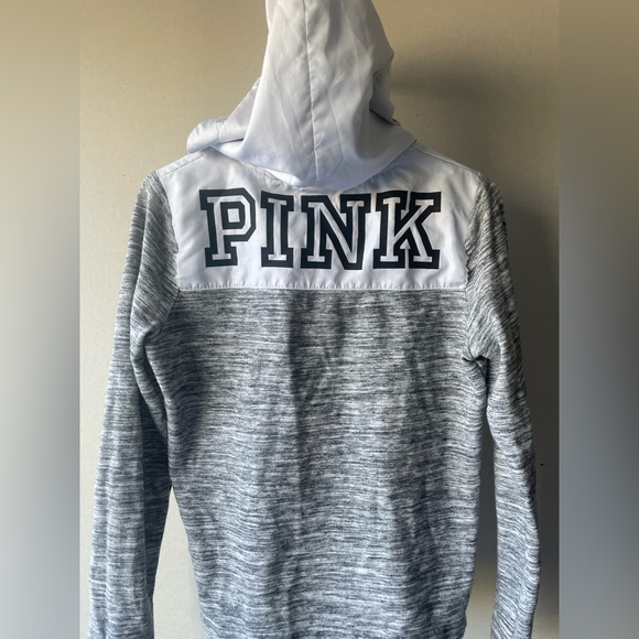 VS Pink quarter zip sweatshirt with hood - Picture 3 of 5